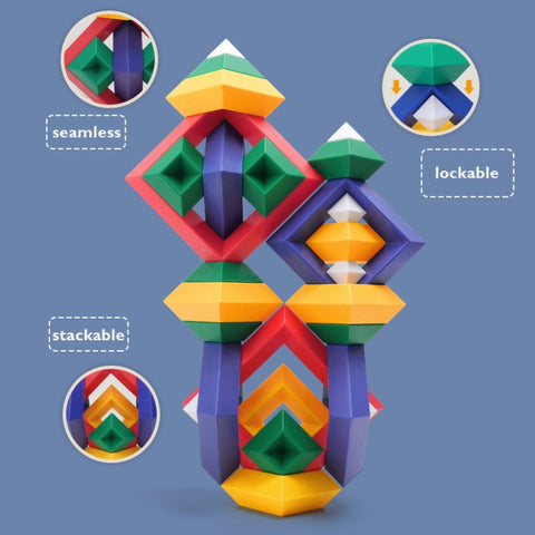 Pyramid Stacking Blocks Montessori Toy