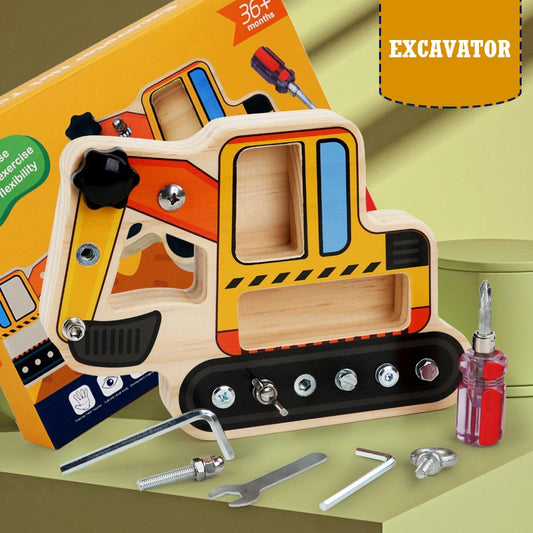 Wooden Busy Board Montessori Toy