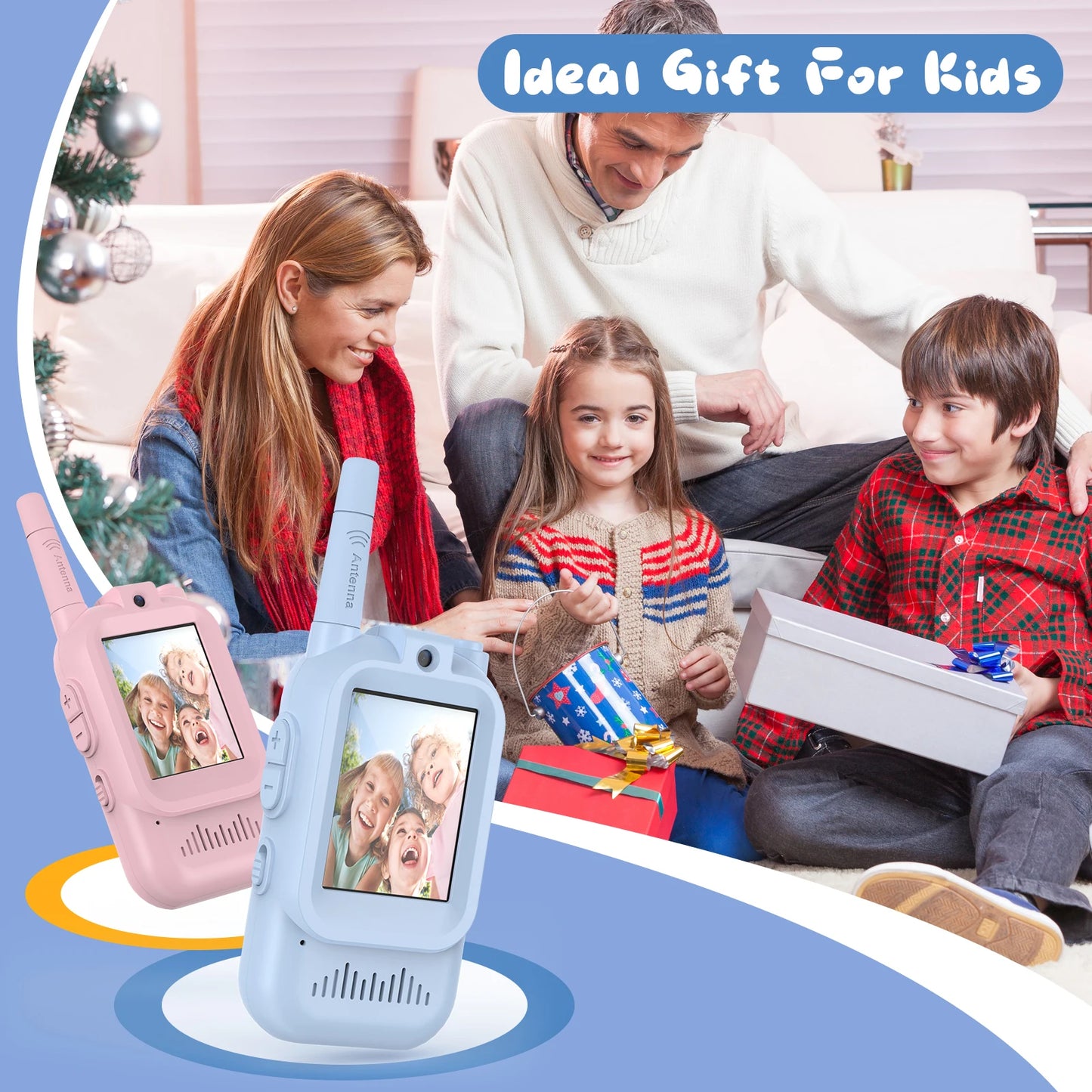 LumaTalk™ Kids Walkie Talkie Video