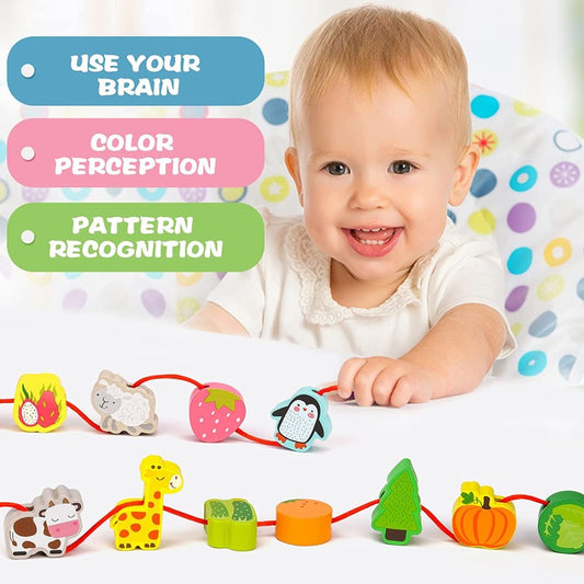 Lacing Beads Montessori Toy