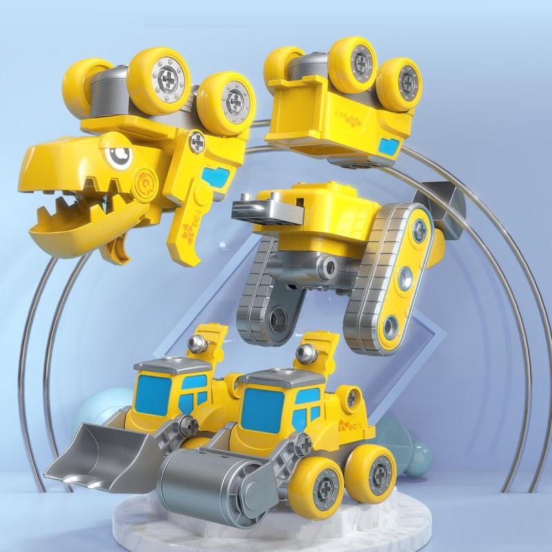Modular Toy Set MechaBots™ Construction Vehicle Modular Toy Set – Bubs Kingdom