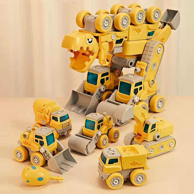 Modular Toy Set MechaBots™ Construction Vehicle Modular Toy Set – Bubs Kingdom