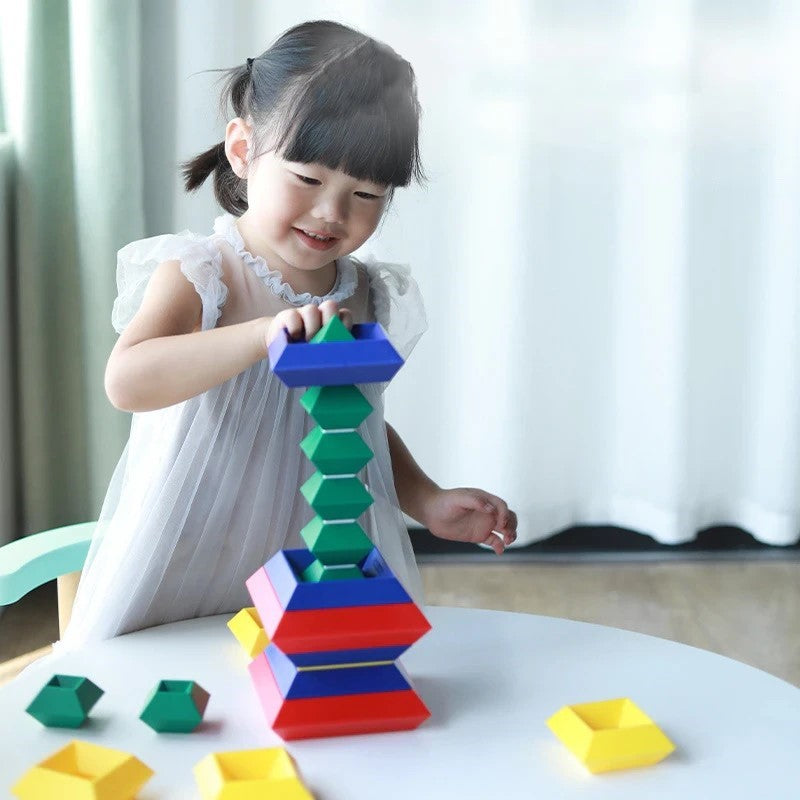 Pyramid Stacking Blocks Montessori Toy – Bubs Kingdom