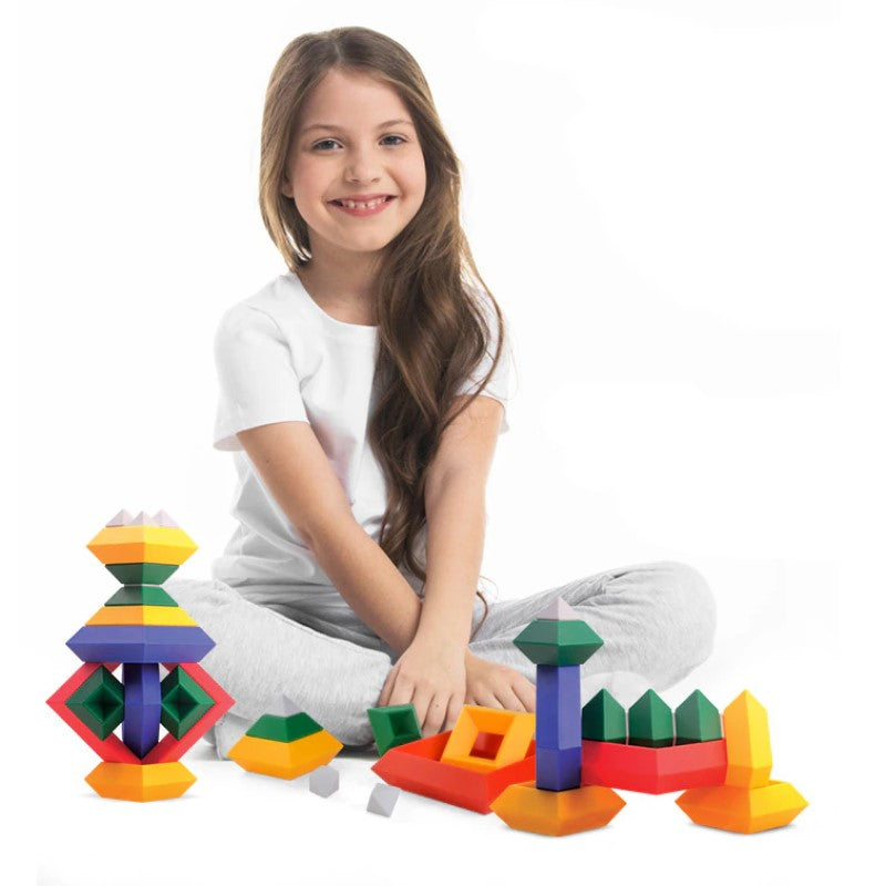 Pyramid Stacking Blocks Montessori Toy – Bubs Kingdom