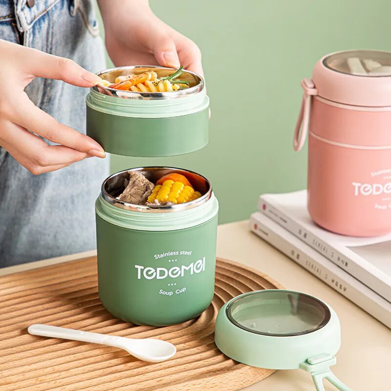 Kids Travel Thermal Food Container