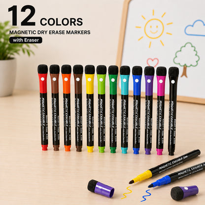 Markers and Eraser Set