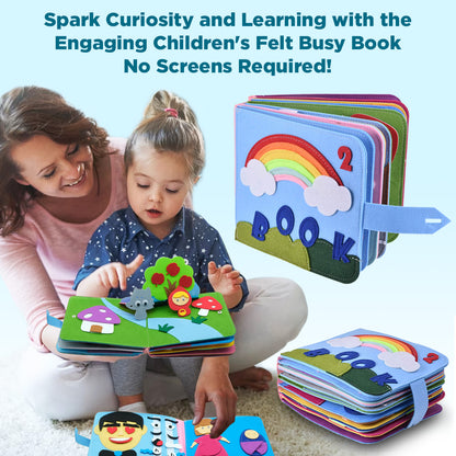 Montessori Sensory Busy Book