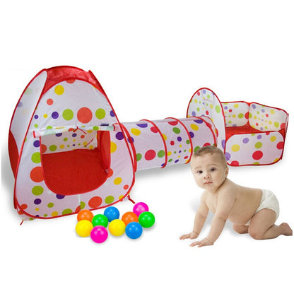 3 in 1 tent 3 In 1 Kids Play Tent – Bubs Kingdom