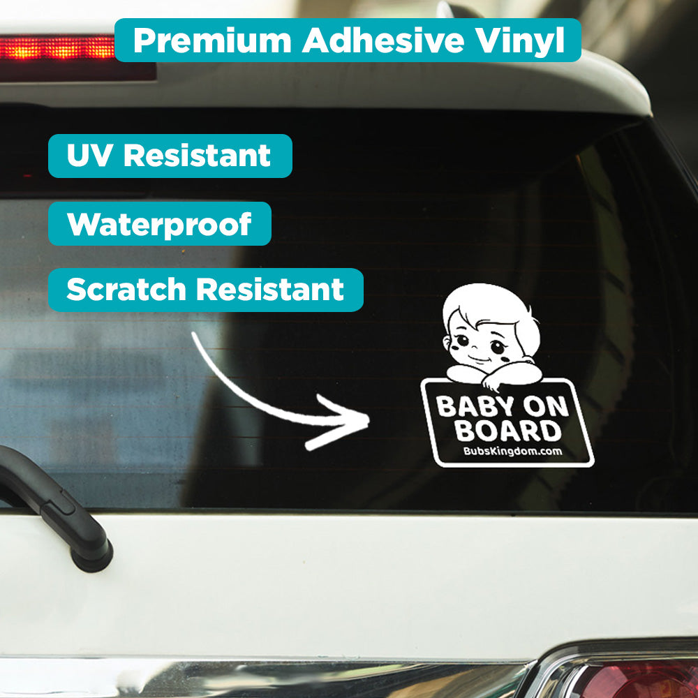 Baby On Board Vinyl Car Sticker