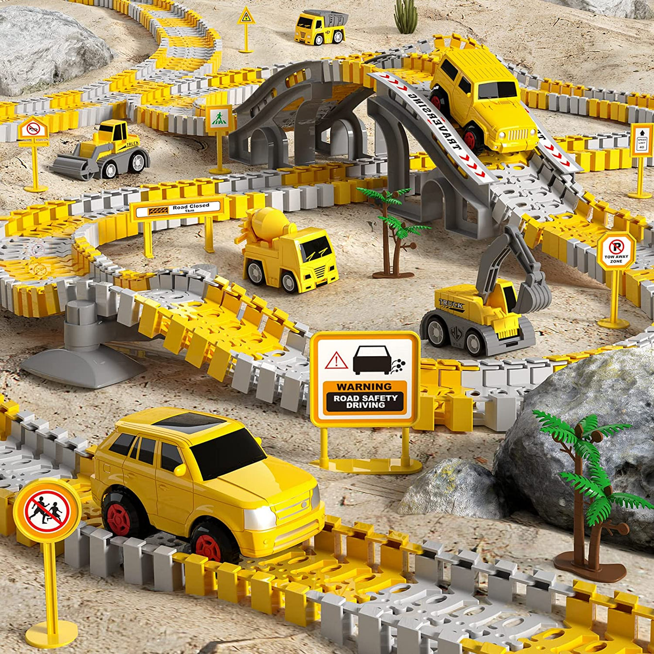 Construction Track Playset Building Toy – Bubs Kingdom
